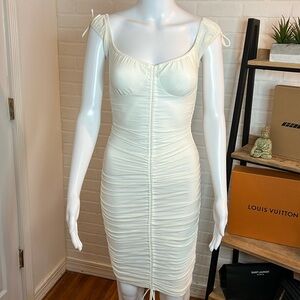 PRINCESS POLLY RUCHED BODY CON DRESS SIZE 0